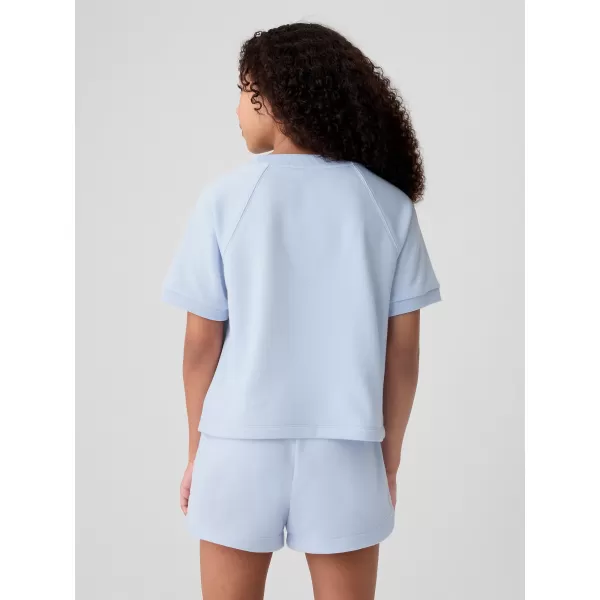  Tricou pentru copii GAP RAGLAN PULLOVER 427789-01 ALBASTRU BICOSTAL 