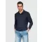 Tricou pentru bărbați OMBRE OM-POBL-0162 ALBASTRU MARIN