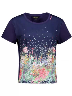 Tricou pentru femei ALTISPORT HELINA ALBASTRU ÎNCHIS