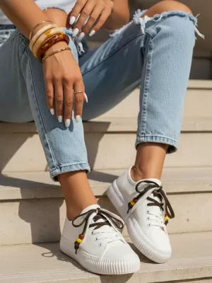 Pantofi de dama DSTREET ZY1407 ALB