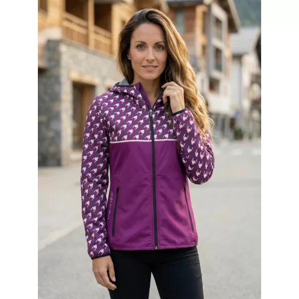  Jachetă softshell premium pentru femei ALTISPORT VOJ/ALW048JACK01 VIOLET 
