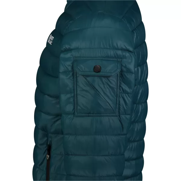  Jachetă matlasată pentru bărbați NORDBLANC BURROW NBWJM8261 VERDE ÎNCHIS 