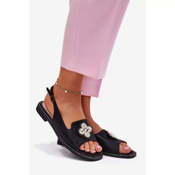  Sandale de dama S.BARSKI KV51-080 NEGRU 