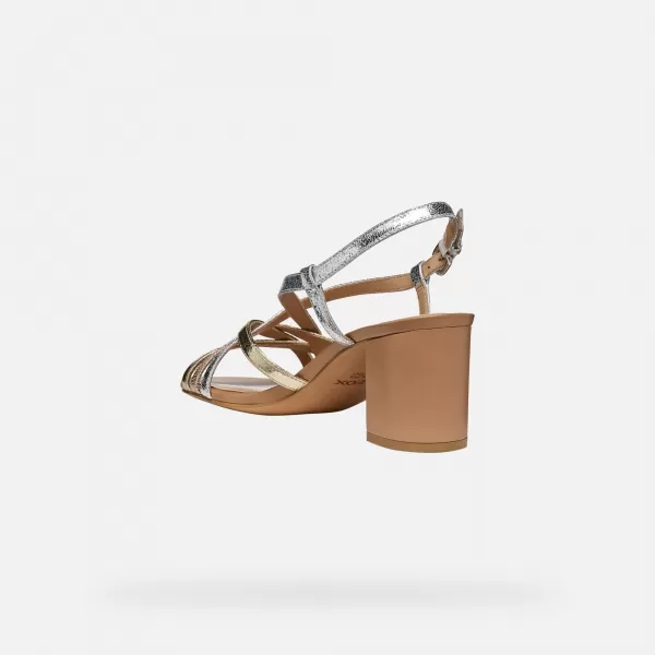  Sandale de dama GEOX VIRNILISA 65 S G012824 DE AUR 