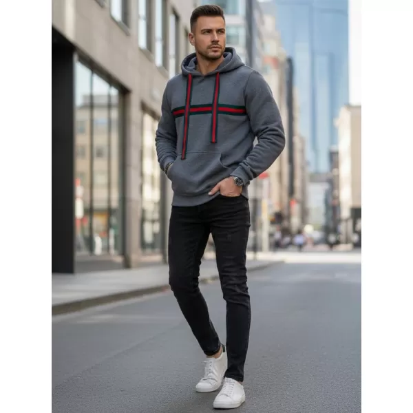  Hanorac pentru bărbați DSTREET BX5937 GRI 