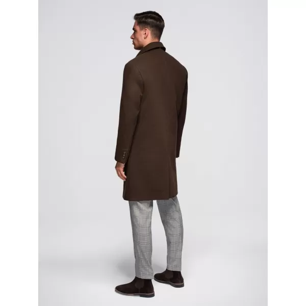  Palton bărbătesc OMBRE OM-COWC-0135 MARO 