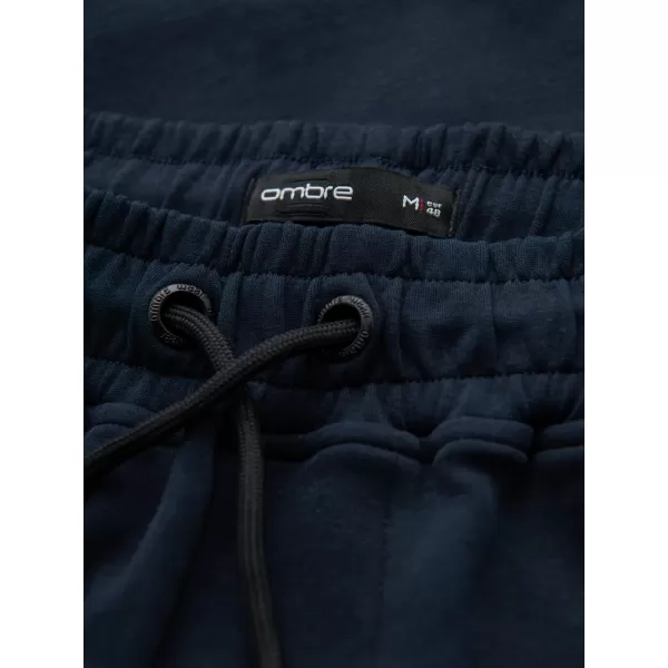  Pantaloni de trening pentru bărbați OMBRE OM-PASK-0281 ALBASTRU ÎNCHIS 