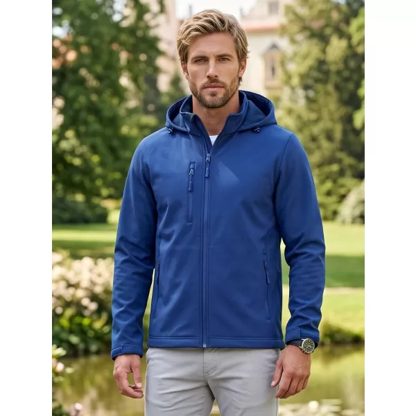  Jachetă softshell pentru bărbați ALTISPORT NoPrint NP/ALM845 ALBASTRU REGAL 