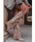 Pantofi de dama cu toc BOTO EVYRA 38561 KAKI