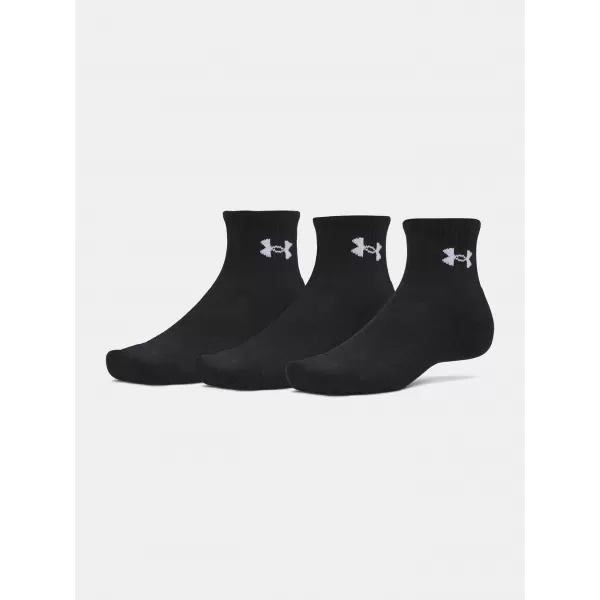  Șosete UNDER ARMOUR PERFORMANCE COTTON 3P QTR 6009686-008 NEGRU 