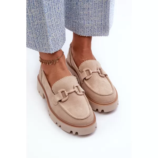  Mocasini de dama D&A TW117 BEJ 