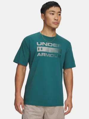 Tricou pentru bărbați UNDER ARMOUR TEAM ISSUE WORDMARK SS 1329582-338 VERDE