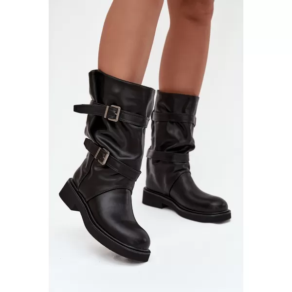 Cizme de dama BOTO HALVESSA 39588 NEGRU 