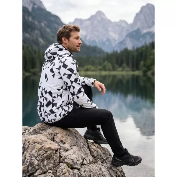  Jachetă softshell premium pentru bărbați ALTISPORT VOJ/ALM108JACK01 ALB 