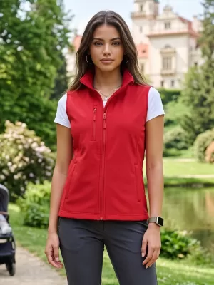 Vesta softshell dama ALTISPORT NoPrint NP/ALW965 ROŞU
