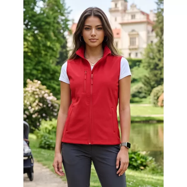 Vesta softshell dama ALTISPORT NoPrint NP/ALW965 ROŞU 