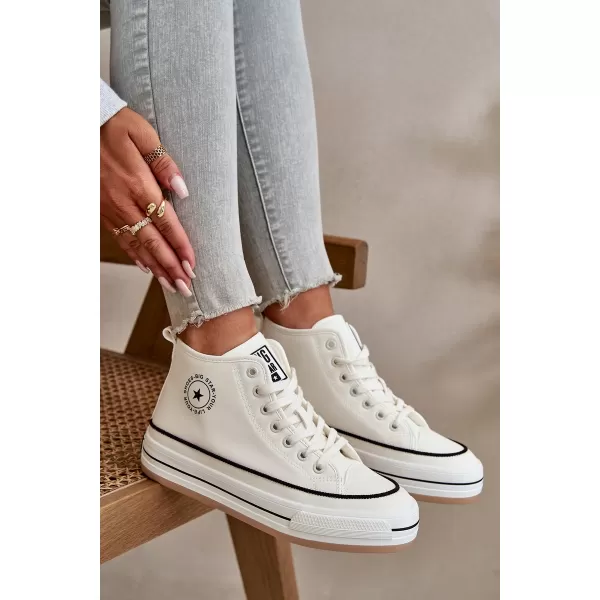  Adidași de damă BIG STAR OO274061 WHITE Pantofi Big Star 