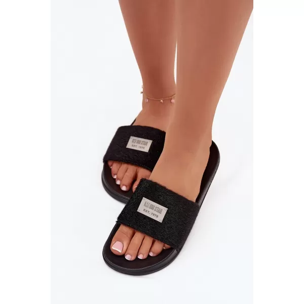  Papuci dama BIG STAR SS274716 NEGRI Pantofi Big Star 