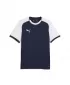 Tricou funcțional pentru bărbați PUMA TEAMLIGA26 MATCHDAY JERSEY 706544_06 PUMA NAVY/PUMA ALB