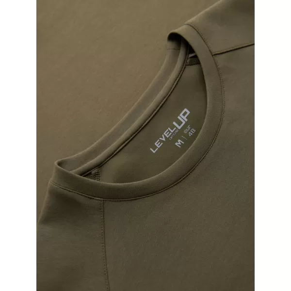  Tricou pentru bărbați OMBRE OM-TSCT-0240 MĂSLINE 