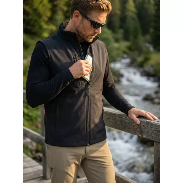  Vestă softshell pentru bărbați ALTISPORT NoPrint NP/ALM865 GRI ABANOS 