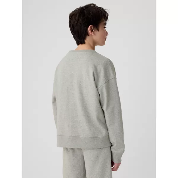  Hanorac pentru copii GAP LOGO SWEATSHIRT 406762-00 GRI DESCHIS DESCHIS 