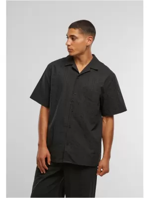 Cămașă pentru bărbați URBAN CLASSICS TB7569 NEGRU