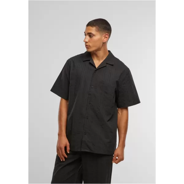  Cămașă pentru bărbați URBAN CLASSICS TB7569 NEGRU 