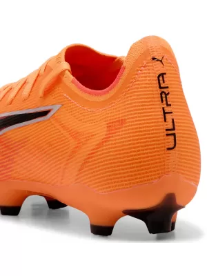 Cizme PUMA ULTRA 6 MATCH FG/AG 108514-03 CĂLDURĂ FOC/NEGRU/ROȘU STRĂLUCITOR