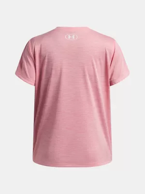 Tricou fetita UNDER ARMOUR TECH TWIST WDMK LOGO SS 6007134-600 ROZ