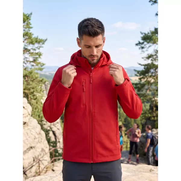  Jachetă softshell pentru bărbați ALTISPORT NoPrint NP/ALM845 ROŞU 