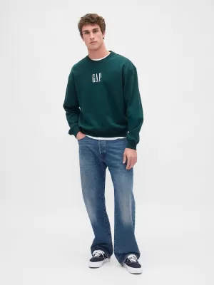 Hanorac pentru bărbați GAP LOGO SWEATSHIRT 821273-05 VERDE TROPICAL