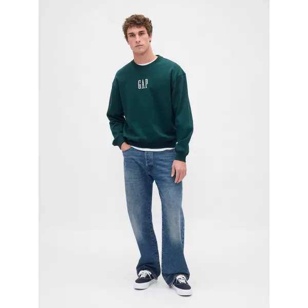  Hanorac pentru bărbați GAP LOGO SWEATSHIRT 821273-05 VERDE TROPICAL 