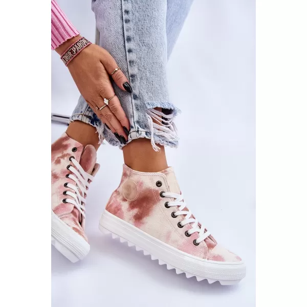  Adidași de damă BIG STAR LL274048 BEIGE/NUDE Pantofi Big Star 