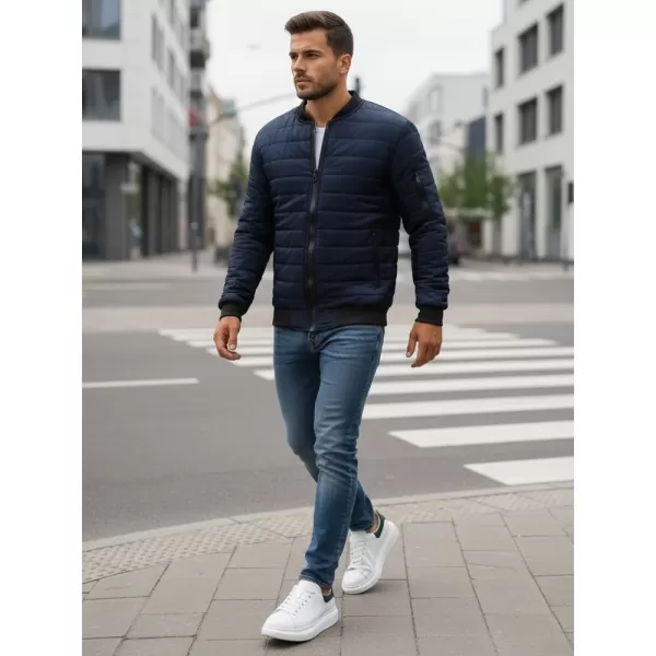 Jachetă pentru bărbați DSTREET TX2205 ALBASTRU ÎNCHIS 
