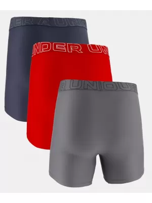 Pantaloni scurți pentru bărbați UNDER ARMOUR PERFORMANCE TECH-SOLID 6IN-3PK 1383878-044 GREY