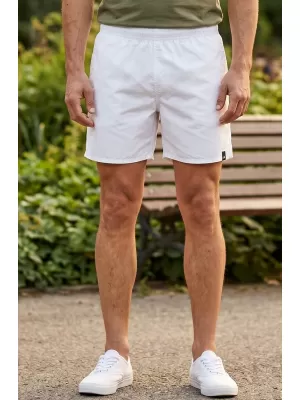 Pantaloni scurți pentru bărbați SAM 73 MS 704 ALB