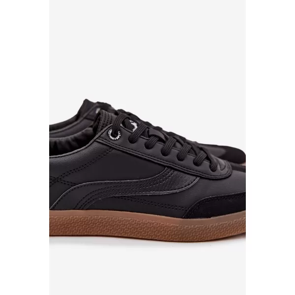 Adidași pentru bărbați LEE LIAN 50253045 NEGRU 