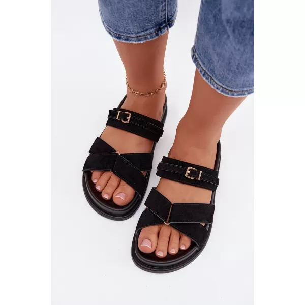  Papuci de damă BOTO SELORINA 41592 NEGRU 