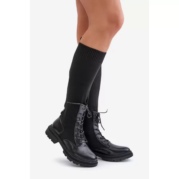  Cizme de dama BOTO IRANEL 34803 NEGRU 