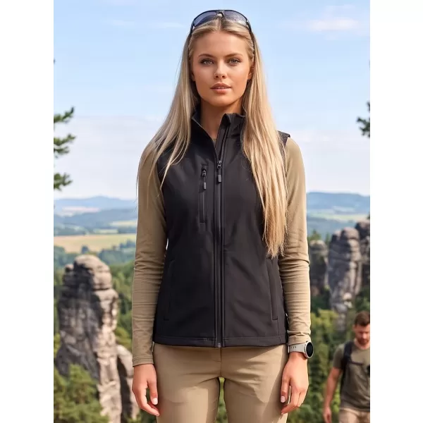  Vesta softshell dama ALTISPORT NoPrint NP/ALW965 NEGRU 