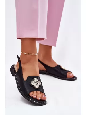 Sandale de dama S.BARSKI KV51-080 NEGRU