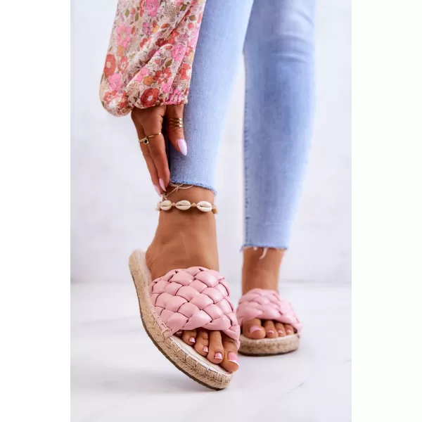  Papuci dama BIG STAR JJ274921 ROZ Pantofi Big Star 
