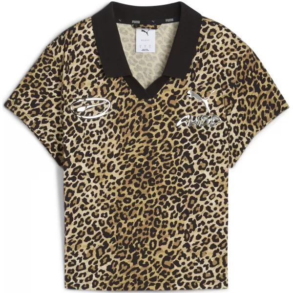  Tricou pentru femei PUMA X A$AP ROCKY BABY TEE 636099-05 BEJ CALD/AOP 