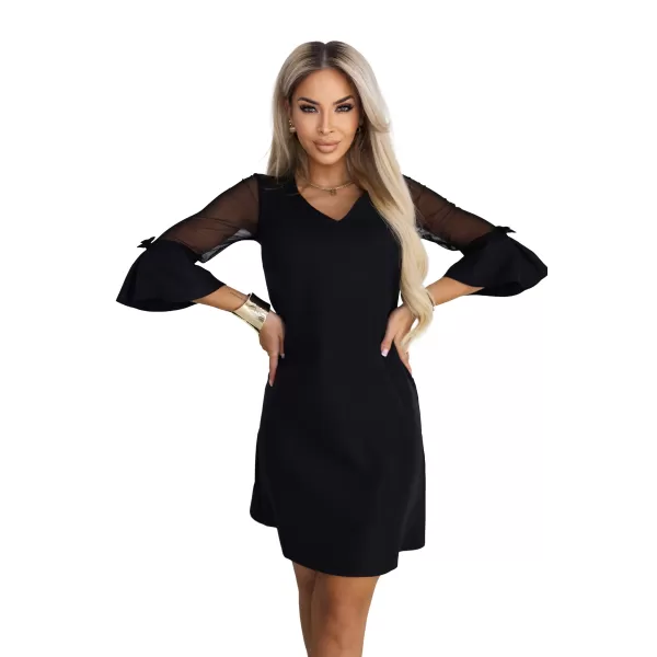  Rochie NUMOCO 668-1 NEGRU 
