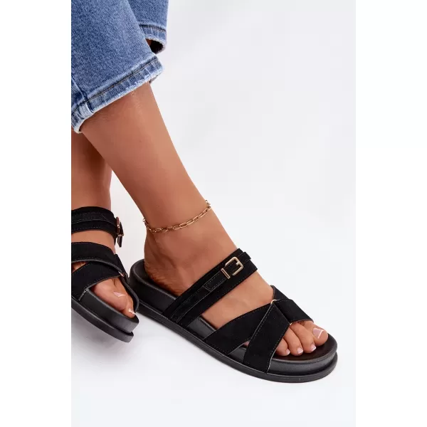  Papuci de damă BOTO SELORINA 41592 NEGRU 