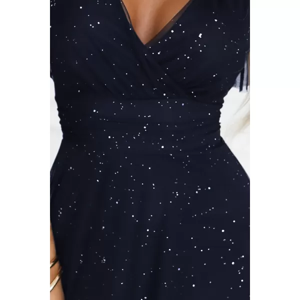  Rochie NUMOCO 635-3 ALBASTRU ÎNCHIS 