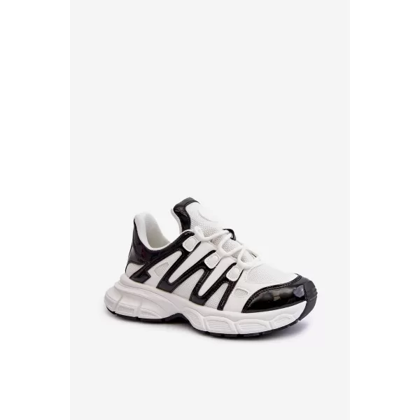  Adidași de damă BOTO ELLERAI 31565 ALB/NEGRU 