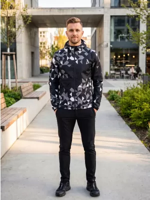Jachetă softshell premium pentru bărbați ALTISPORT VOJ/ALM108JACK01 NEGRU
