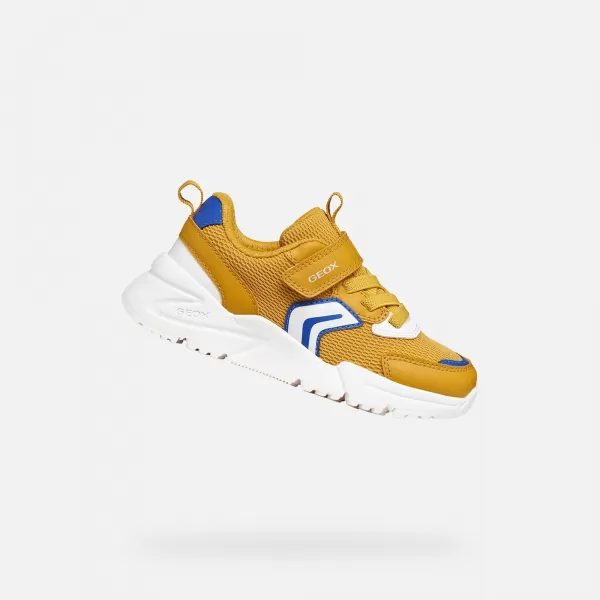  Adidași pentru băieți GEOX LOFTUS J55MQB01454C2Q1Z CHIHLIMBAR 